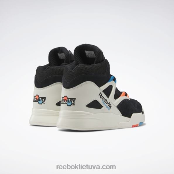 Reebok pump omni zone ii krepšinio bateliai FTYF86 šerdis juoda/kreidos/oranžinė blykstė