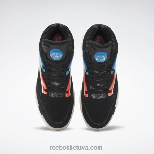 Reebok pump omni zone ii krepšinio bateliai FTYF86 šerdis juoda/kreidos/oranžinė blykstė