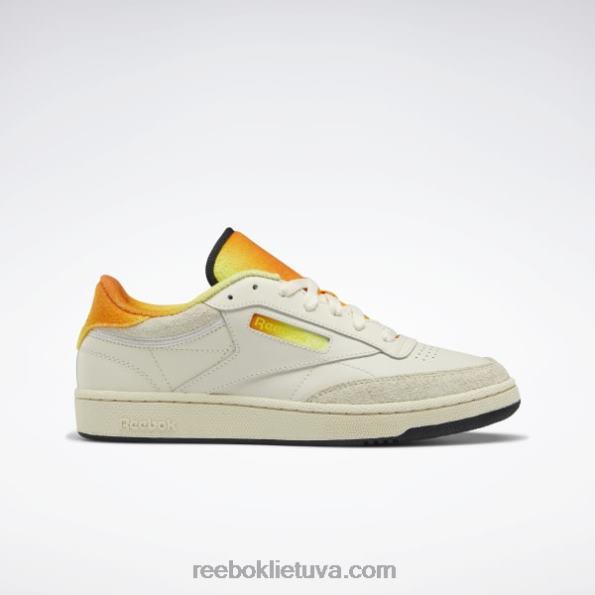 Reebok smiley club c 85 batai FTYF8166 alebastras / citrina / treko auksas