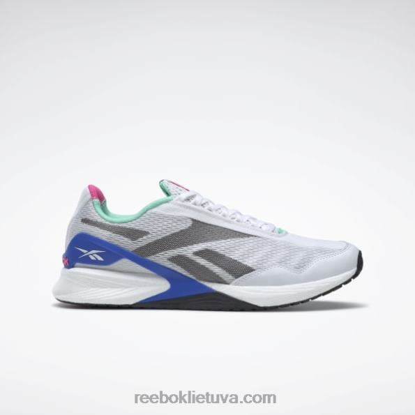 Reebok greičio 21 tr treniruočių bateliai FTYF8823 ftwr balta / užuomina mėtų / teismo mėlyna