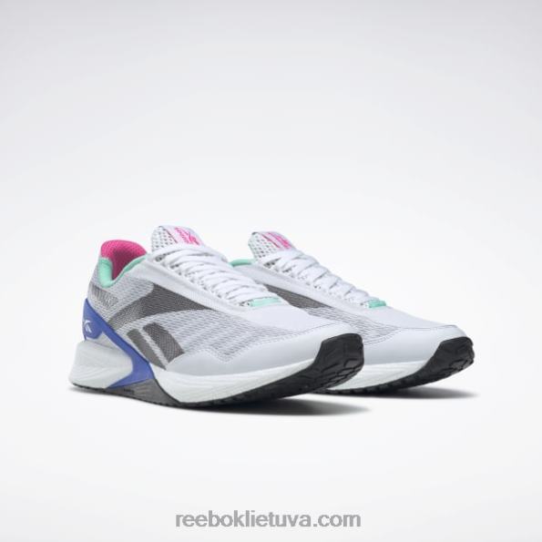Reebok greičio 21 tr treniruočių bateliai FTYF8823 ftwr balta / užuomina mėtų / teismo mėlyna