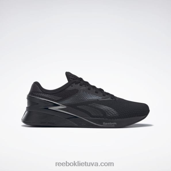 Reebok nano x3 batai FTYF822 šerdis juodas/alavas