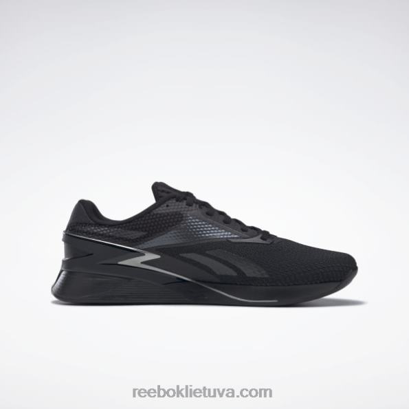 Reebok nano x3 batai FTYF822 šerdis juodas/alavas