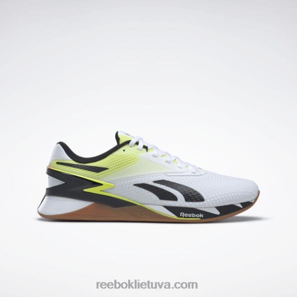 Reebok nano x3 batai FTYF825 ftwr balta/oranžinė blykstė/saulės rūgštis geltona