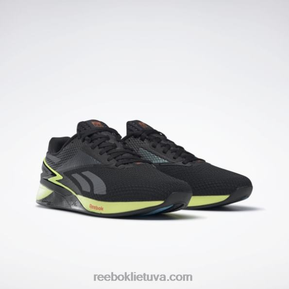 Reebok nano x3 batai FTYF835 šerdis juoda/energijos švytėjimas/smash oranžinė s23-r