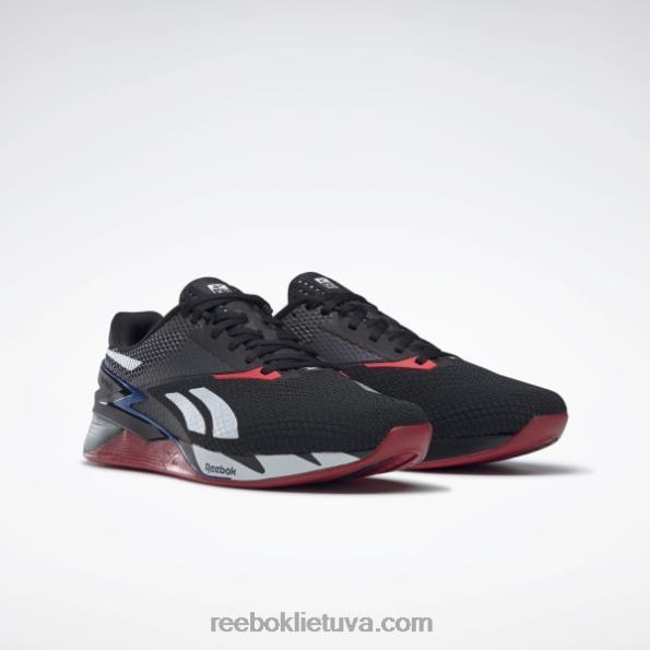 Reebok nano x3 batai FTYF838 šerdis juoda / ftwr balta / vektorinė mėlyna