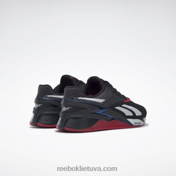 Reebok nano x3 batai FTYF838 šerdis juoda / ftwr balta / vektorinė mėlyna