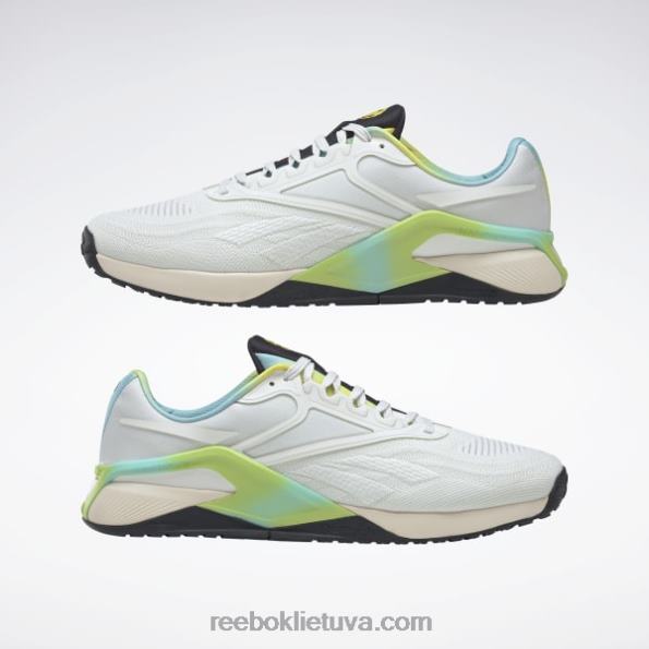 Reebok smiley nano x2 vyriški treniruočių bateliai FTYF8128 opalinis švytėjimas / šviečiantis kalkinis / skaitmeninis švytėjimas