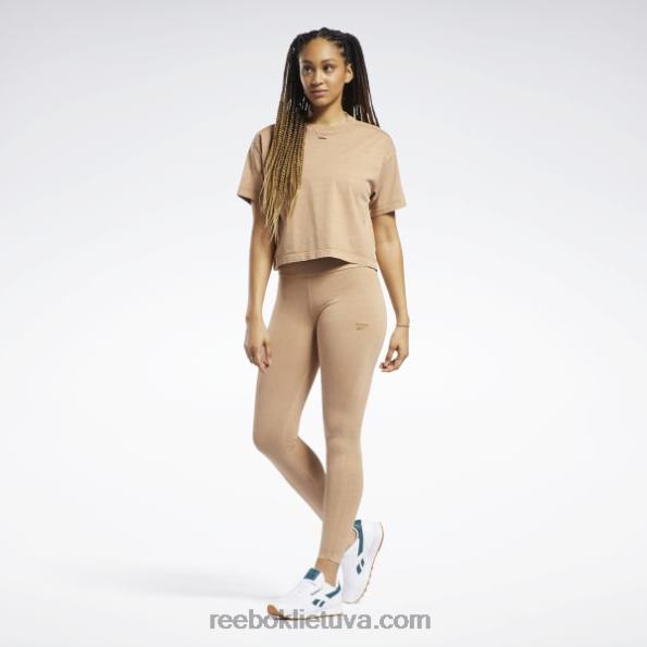 Reebok klasikiniai natūralių dažų antblauzdžiai FTYF8905 laukinė ruda moterys