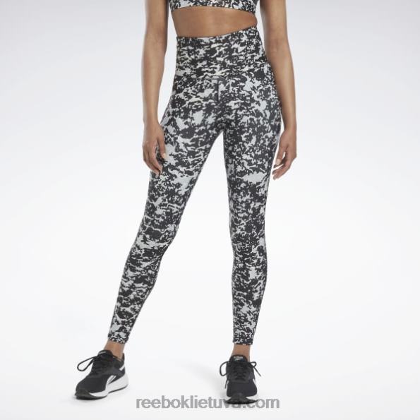 Reebok lux 2.0 speckle modernūs safari antblauzdžiai FTYF8472 juodas moterys