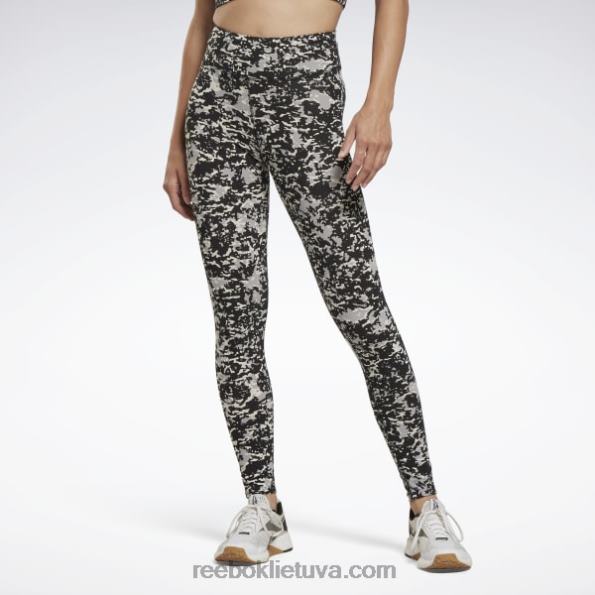 Reebok modernūs safari medvilniniai antblauzdžiai FTYF8453 juodas moterys