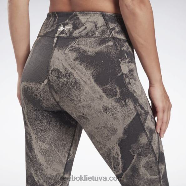 Reebok prabangūs žakardo antblauzdžiai FTYF8795 juodas moterys