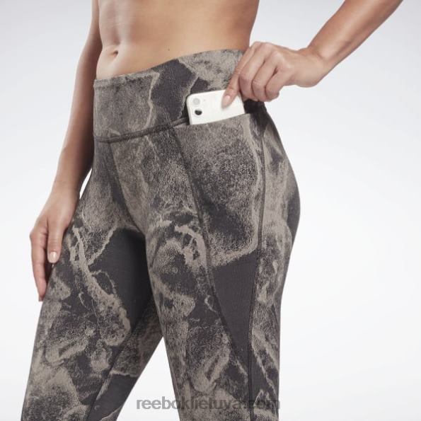 Reebok prabangūs žakardo antblauzdžiai FTYF8795 juodas moterys