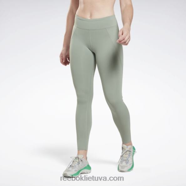 Reebok prabangūs antblauzdžiai FTYF8471 harmonija žalia moterys
