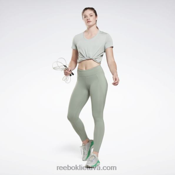Reebok prabangūs antblauzdžiai FTYF8471 harmonija žalia moterys