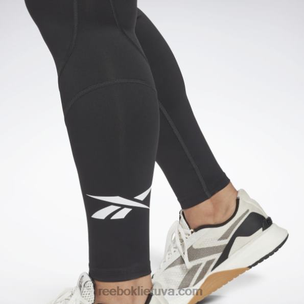 Reebok treniruotėms paruošti vektoriniai antblauzdžiai (plius dydžio) FTYF8581 nakties juoda moterys