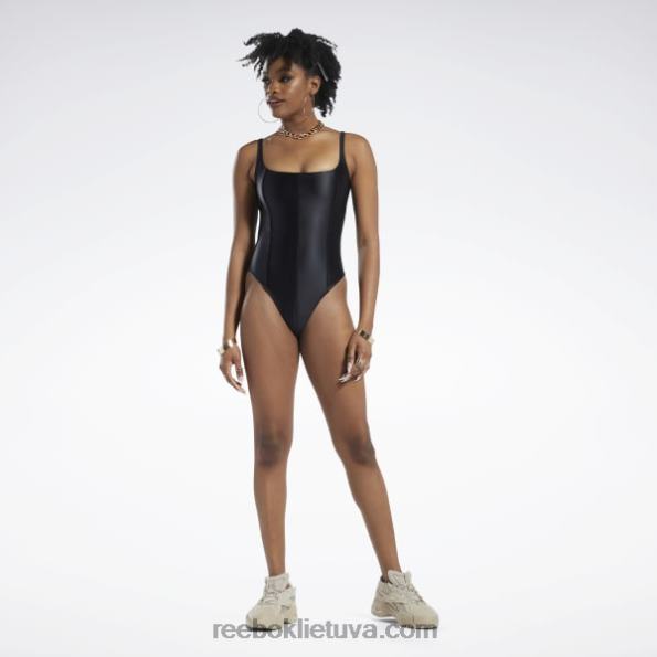 Reebok cardi b bodis FTYF8668 juodas moterys