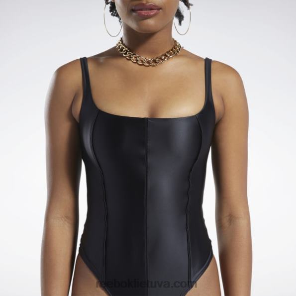 Reebok cardi b bodis FTYF8668 juodas moterys
