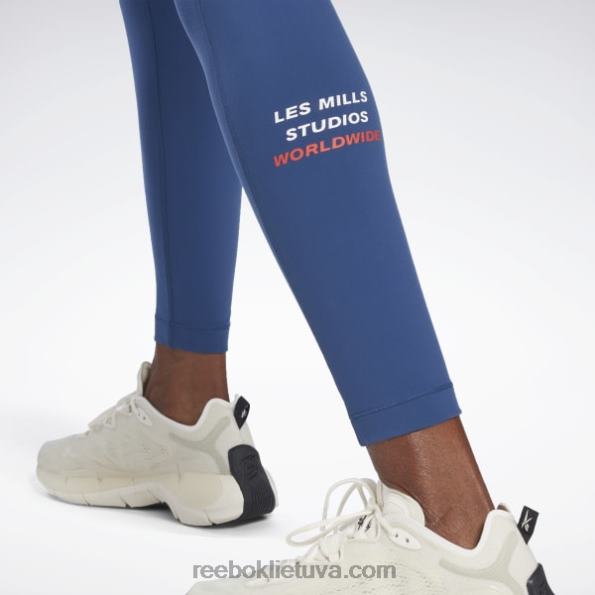 Reebok les mills lux pėdkelnės FTYF8493 batikos mėlyna moterys