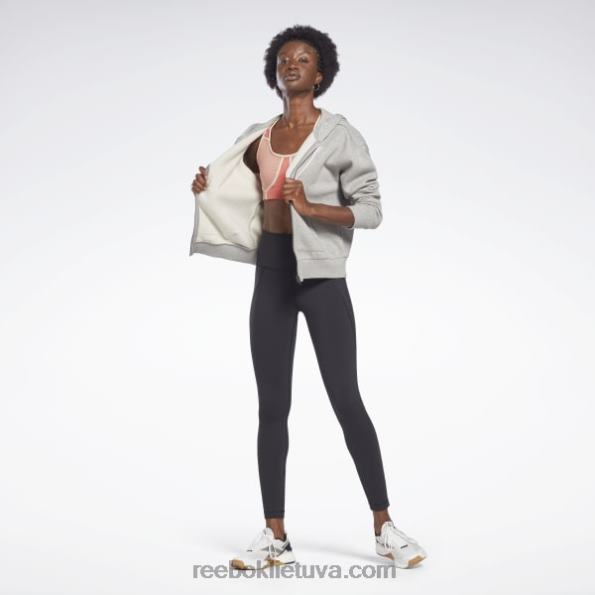 Reebok prabangios pėdkelnės aukštu liemeniu FTYF8295 juodas moterys