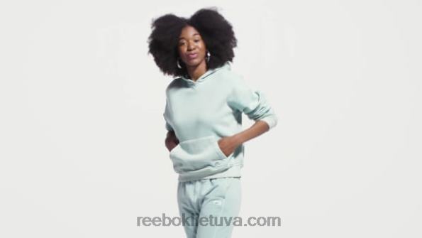 Reebok klasikinis natūralių dažų vilnos megztinis FTYF8639 pajūrio pilka moterys