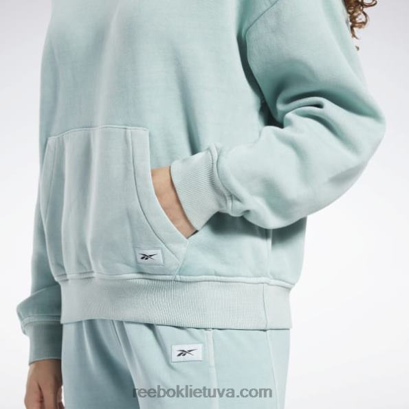 Reebok klasikinis natūralių dažų vilnos megztinis FTYF8639 pajūrio pilka moterys