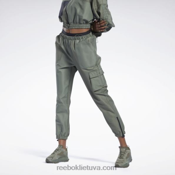 Reebok cardi b kelnes FTYF8936 medžiotojas žalias moterys