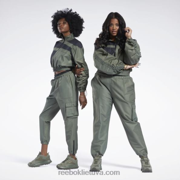 Reebok cardi b kelnes FTYF8936 medžiotojas žalias moterys