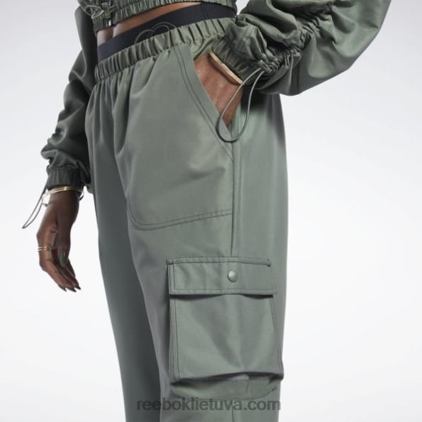 Reebok cardi b kelnes FTYF8936 medžiotojas žalias moterys