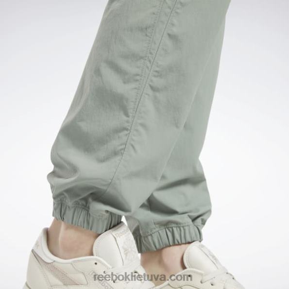 Reebok klasikinės franšizės sportinės kelnės FTYF8275 harmonija žalia moterys