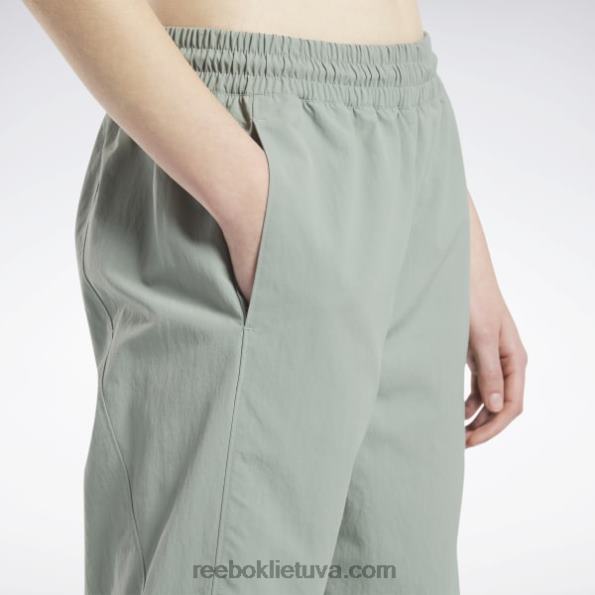 Reebok klasikinės franšizės sportinės kelnės FTYF8275 harmonija žalia moterys