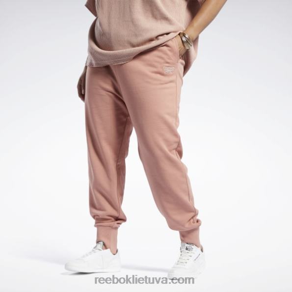 Reebok klasikinės prancūziškos kilpinės kelnės (plius dydis) FTYF8722 kanjono koralas moterys