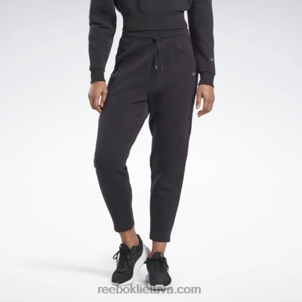 Reebok svajonių mišinio medvilninės trikotažo kelnės FTYF8488 juodas moterys