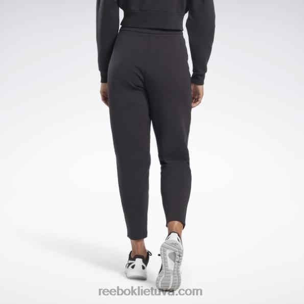 Reebok svajonių mišinio medvilninės trikotažo kelnės FTYF8488 juodas moterys