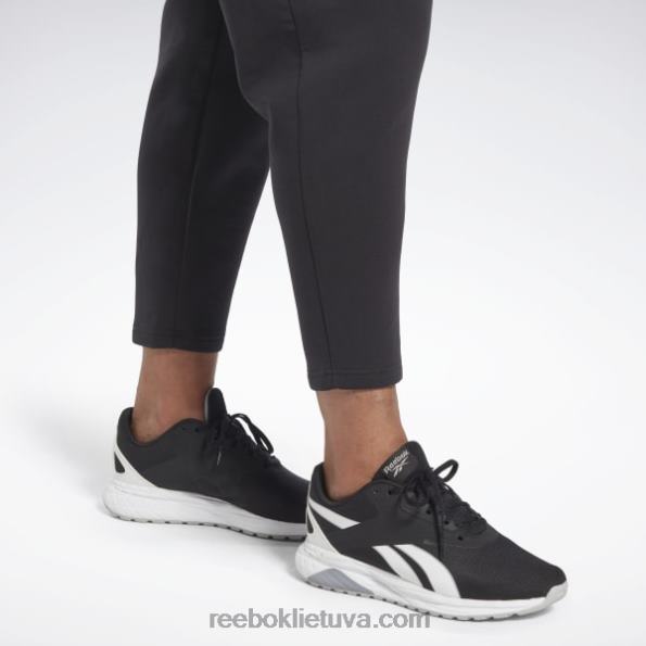 Reebok svajonių mišinio medvilninės trikotažo kelnės FTYF8488 juodas moterys