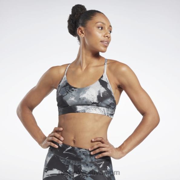 Reebok Liuksas su petnešėlėmis, paryškinta liemenėlė FTYF8715 juodas moterys