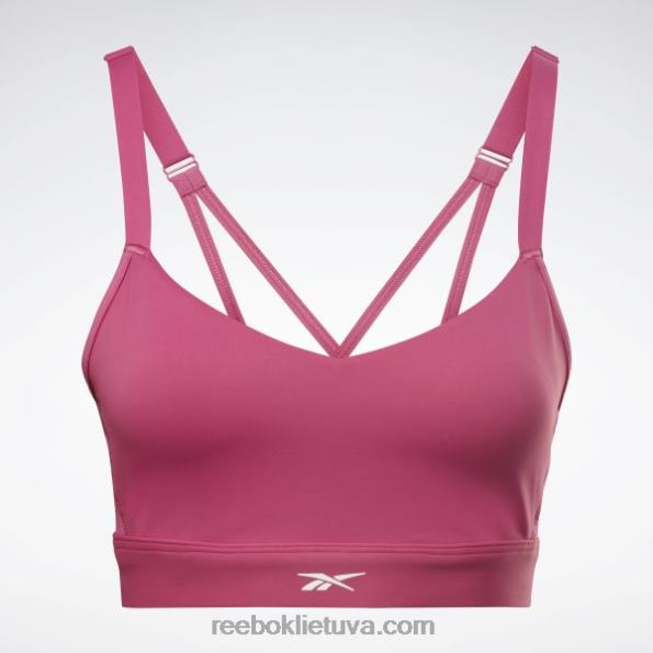 Reebok Liukso sportinė liemenėlė su petnešėlėmis FTYF8944 pusiau išdidi rožinė moterys