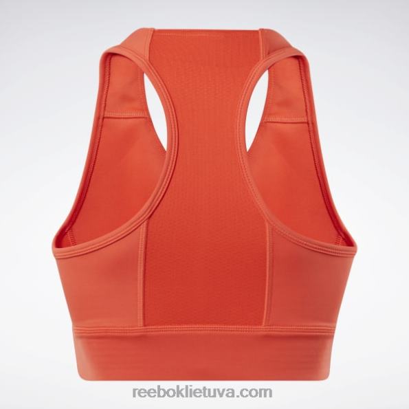 Reebok bėgimo reikmenų sportinė liemenėlė (plius dydis) FTYF8623 dinamiška raudona moterys