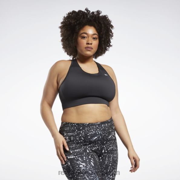 Reebok bėgimo reikmenų sportinė liemenėlė (plius dydis) FTYF8630 nakties juoda moterys