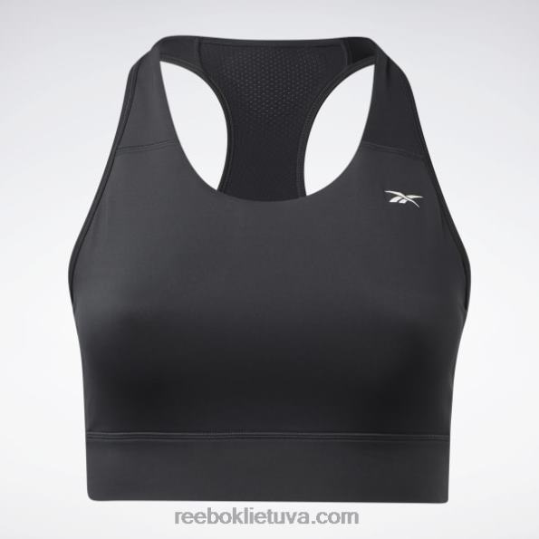 Reebok bėgimo reikmenų sportinė liemenėlė (plius dydis) FTYF8630 nakties juoda moterys