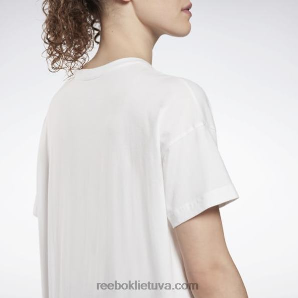 Reebok firminiai marškinėliai FTYF8727 baltas moterys