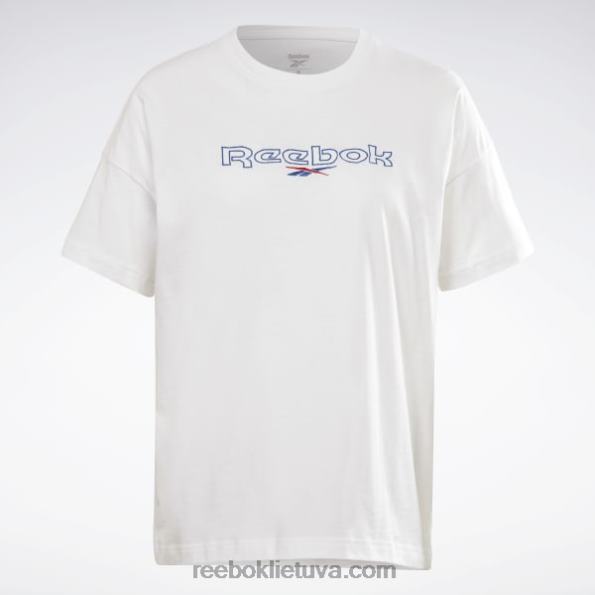 Reebok firminiai marškinėliai FTYF8727 baltas moterys