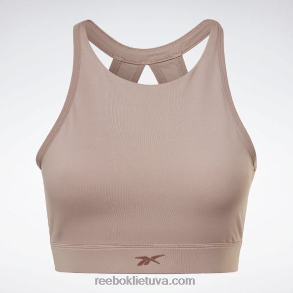 Reebok jogos ilgos linijos sportinė liemenėlė FTYF8659 taupe moterys