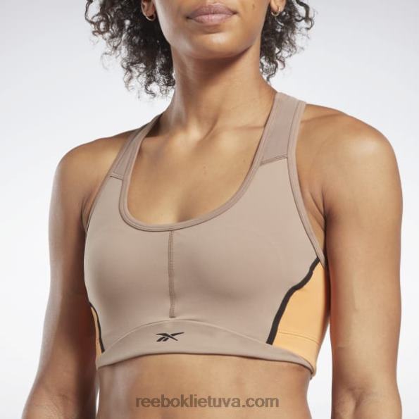 Reebok lux racer paminkštinta colorblock liemenėlė FTYF8682 taupe moterys