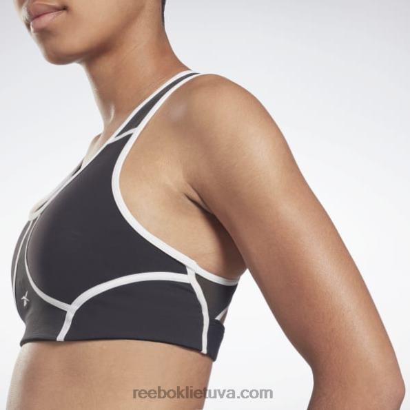 Reebok lux racer paminkštinta spalvota liemenėlė FTYF8499 juodas moterys