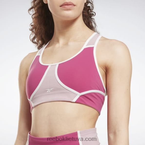 Reebok lux racer paminkštinta spalvota liemenėlė FTYF8694 pusiau išdidi rožinė moterys