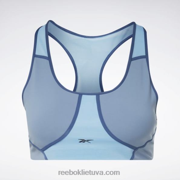 Reebok lux racer paminkštinta spalvota liemenėlė (plius dydis) FTYF8832 mėlynas šiferis moterys