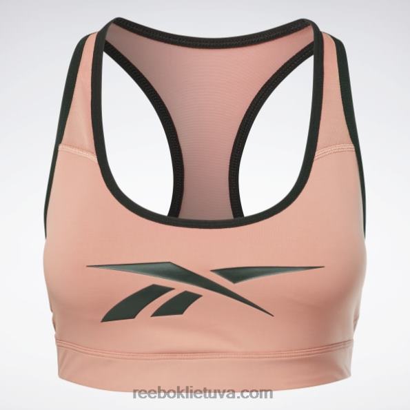 Reebok lux vector racer sportinė liemenėlė FTYF8738 kanjono koralas moterys