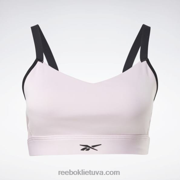Reebok prabangi vidutinio stiprumo sportinė liemenėlė su petnešėlėmis FTYF8876 šalčio uoga moterys