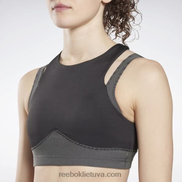 Reebok studijos sluoksniuotos liemenėlės viršus FTYF8600 juodas moterys
